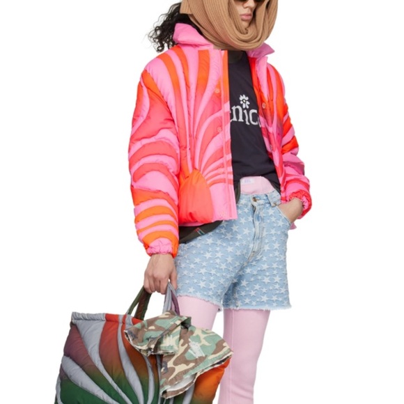 ERL Pink Sunset Down Jacket ❤️New❤️ - Picture 4 of 15